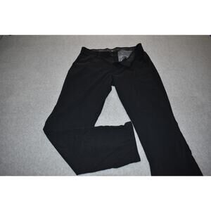 Under Armour Golf Pants Mens Size 38 x 34 Performance Polyester Blend Black FLAT